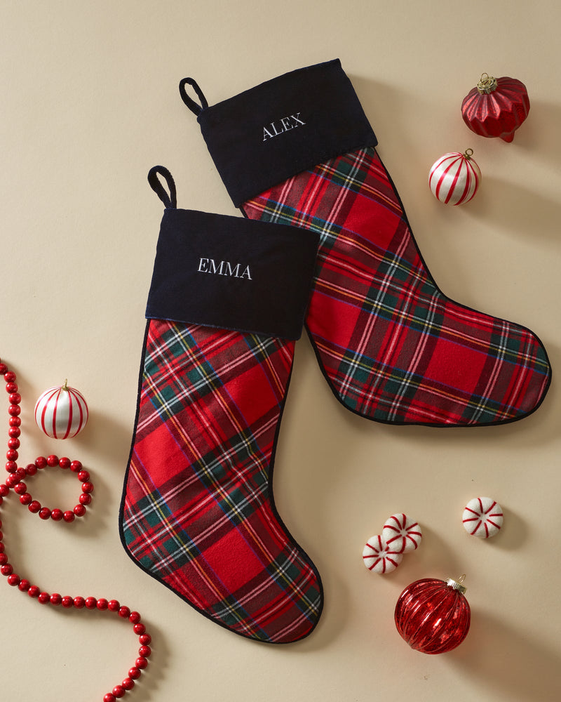 Imperial Tartan Christmas Stocking