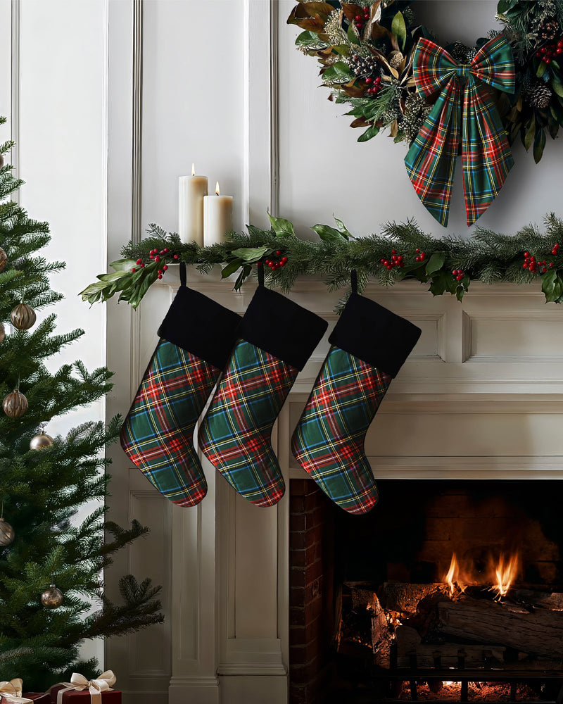 Kensington Tartan Christmas Stocking