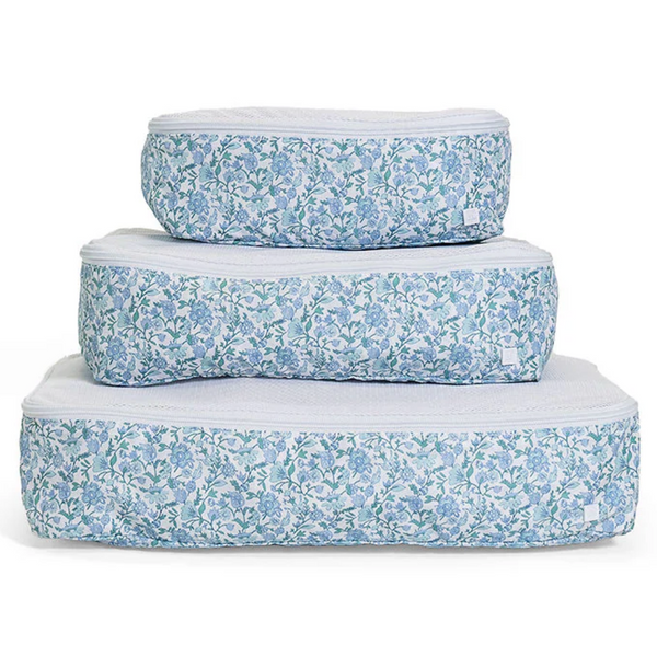 Hamptons Floral Packing Cube Set