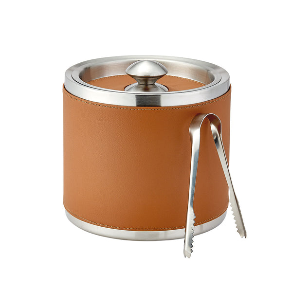 Leather Wrapped Ice Bucket