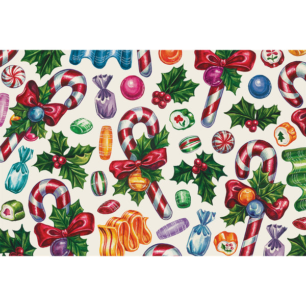 Hester & Cook Candy Cane Shoppe Paper Placemats