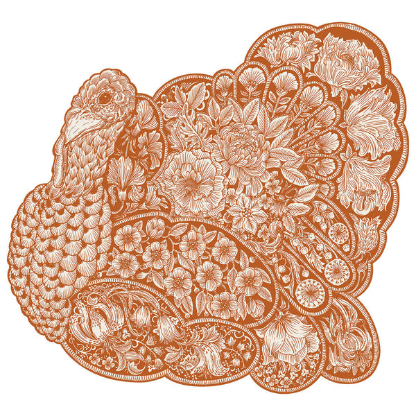 Hester & Cook Harvest Turkey Paper Placemats