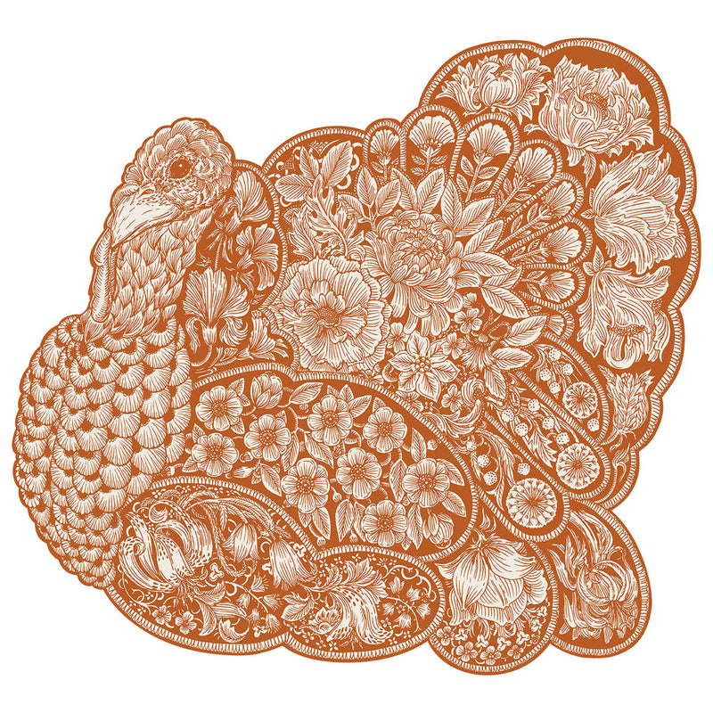 Hester & Cook Harvest Turkey Paper Placemats