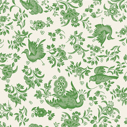 Green Regal Peacock Paper Cocktail Napkins