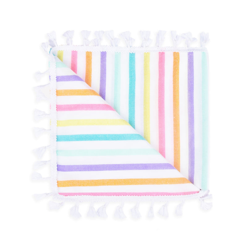Kid's Striped Beach Blanket - La Vanessa - Monogrammed or Personalized