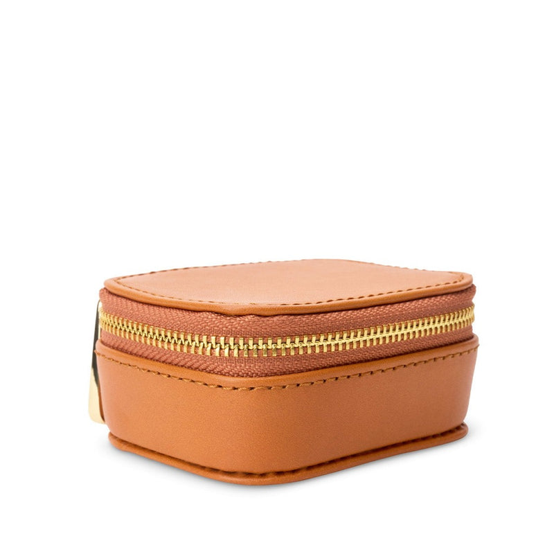 Lilo Mini Jewelry Case - Tan
