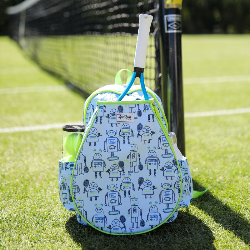 Children's Little Love Tennis Backpack - Robot Tennis