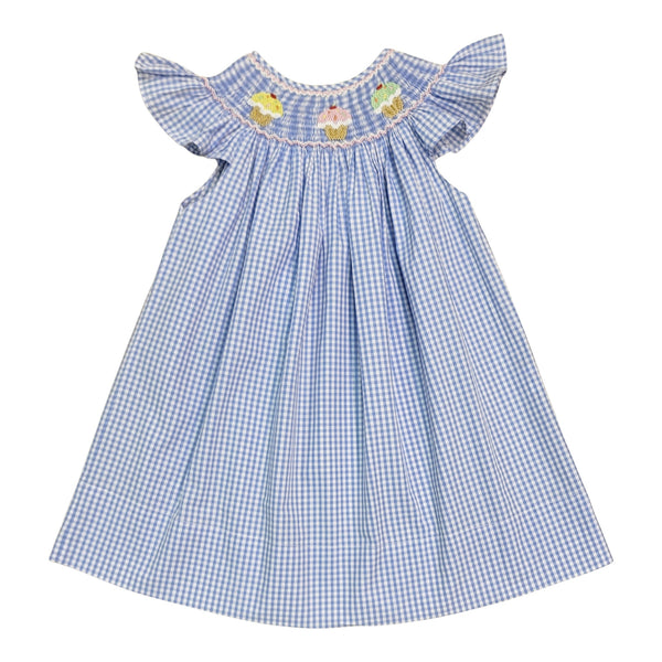Cupcake Smocked Birthday Dress