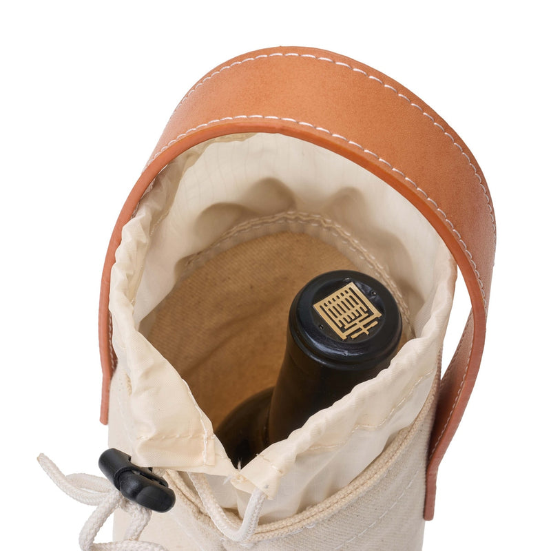Nappa Single Wine Tote