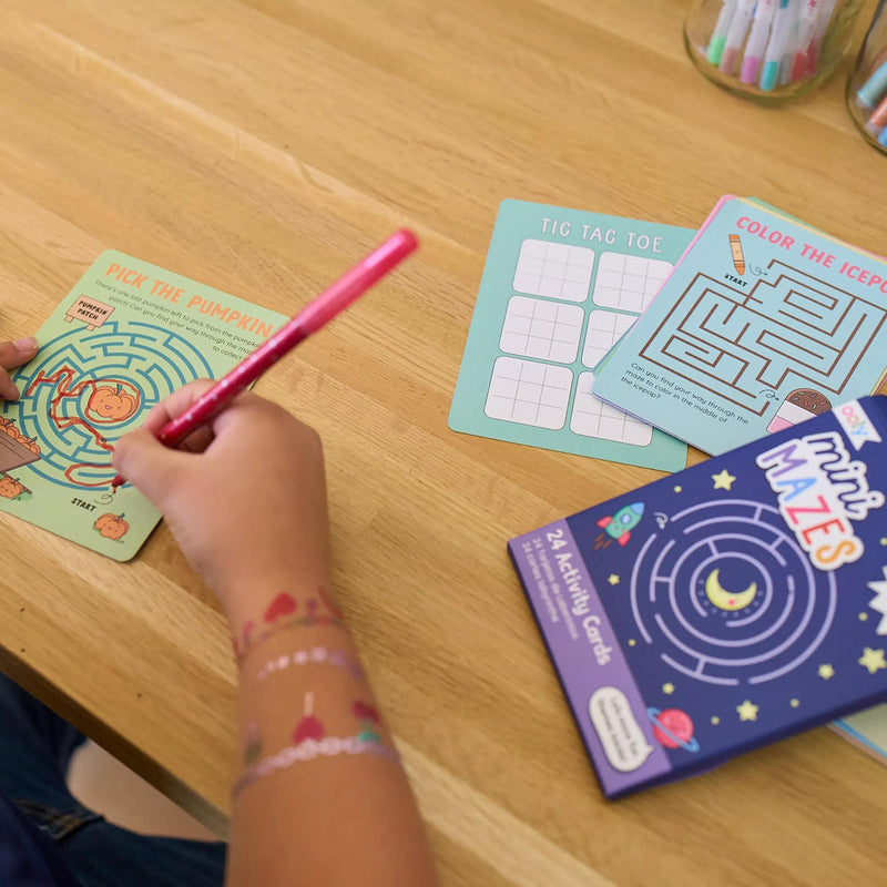 Ooly Mini Mazes Activity Card Set