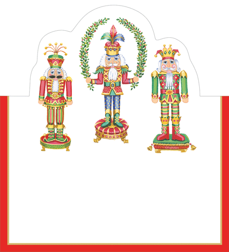 Nutcracker Christmas Foil Place Cards