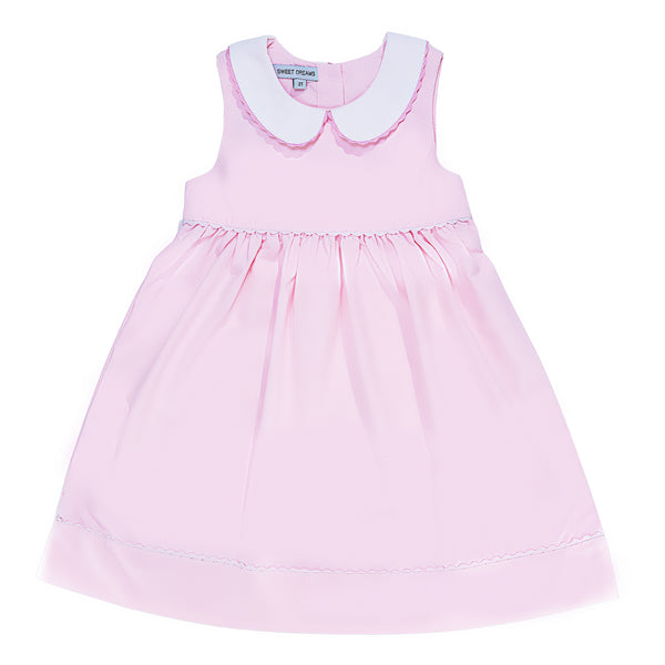 Pink Dress with Ric Rac Trim