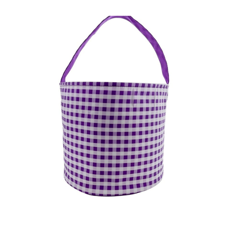 Purple Trick or Treat Halloween Bucket