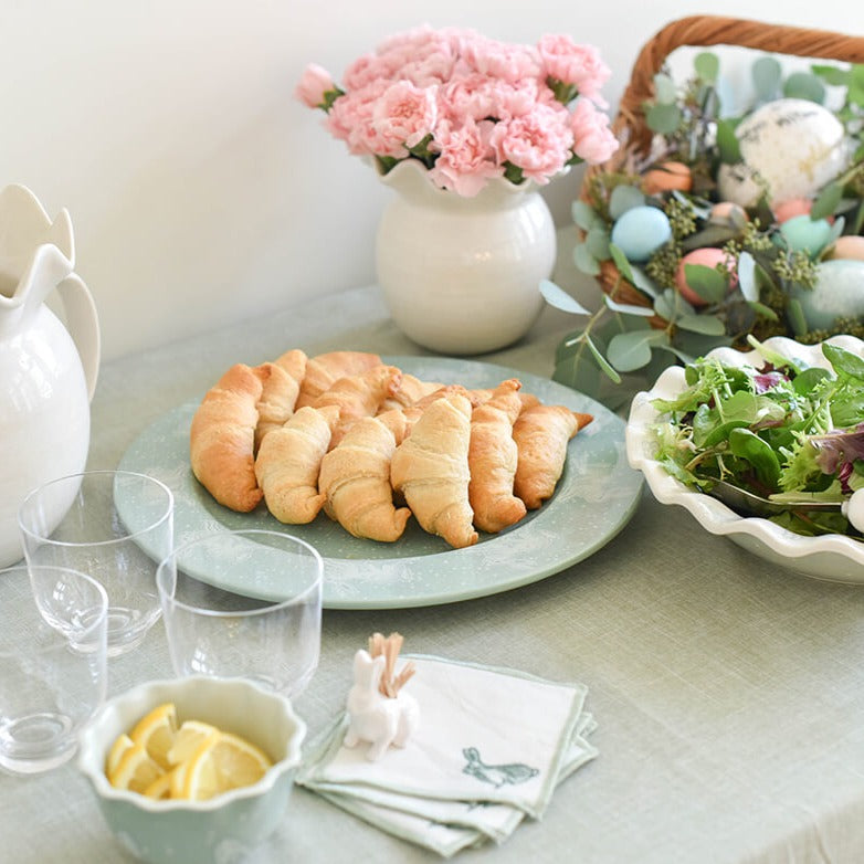 Coton Colors Speckled Rabbit Platter