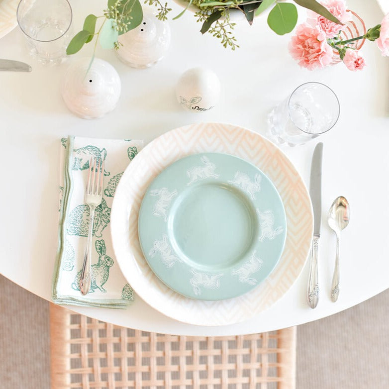 Coton Colors Speckled Rabbit Appetizer & Salad Plates