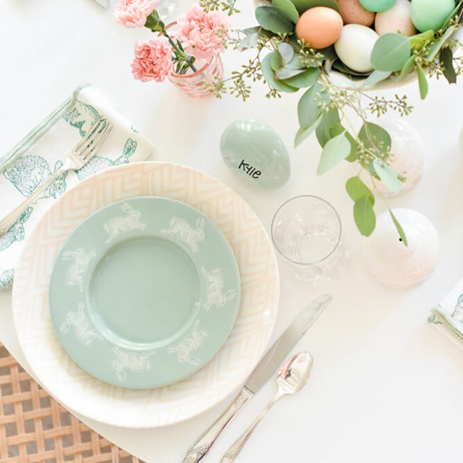 Coton Colors Speckled Rabbit Appetizer & Salad Plates