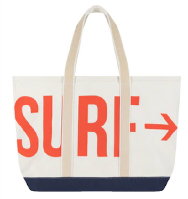 Surf Swim Boat Tote Bag