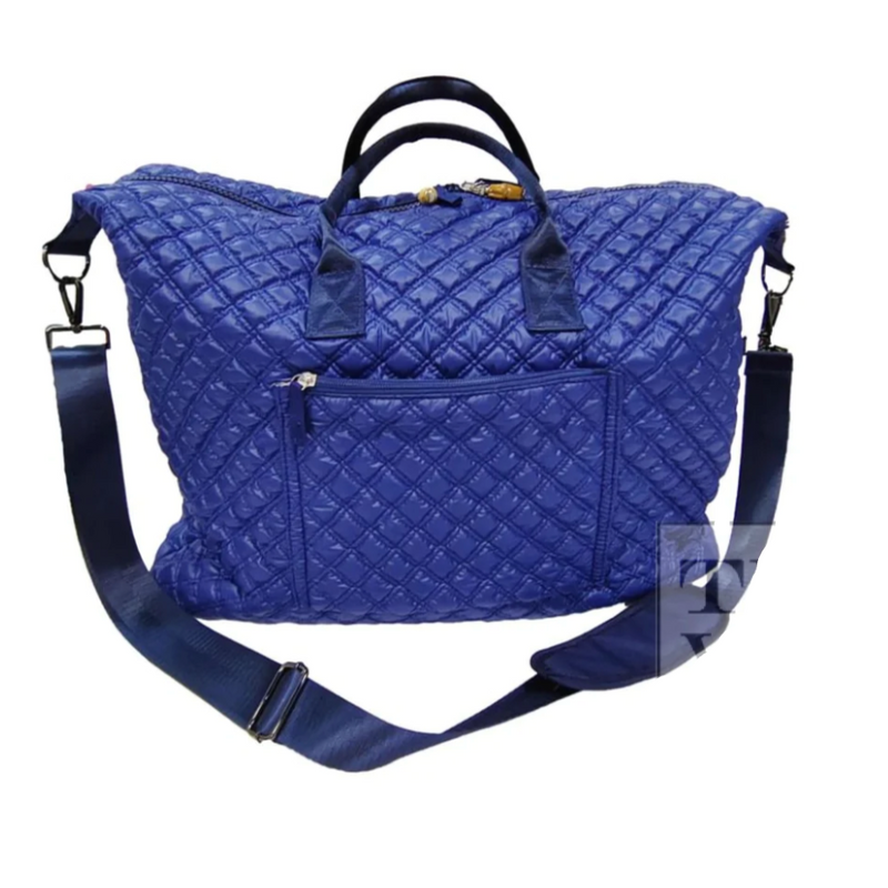 Overpacker Quilted Duffel Navy Blue Bell