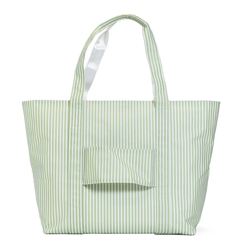 Sage Pimlico Stripe Jumbo Tote