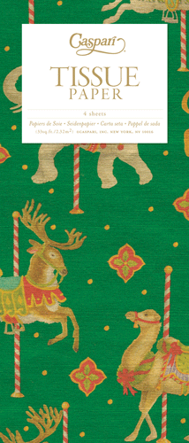 Caspari Merry Go Round Tissue Paper