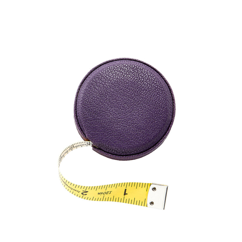 Leather Tape Measure - Purple