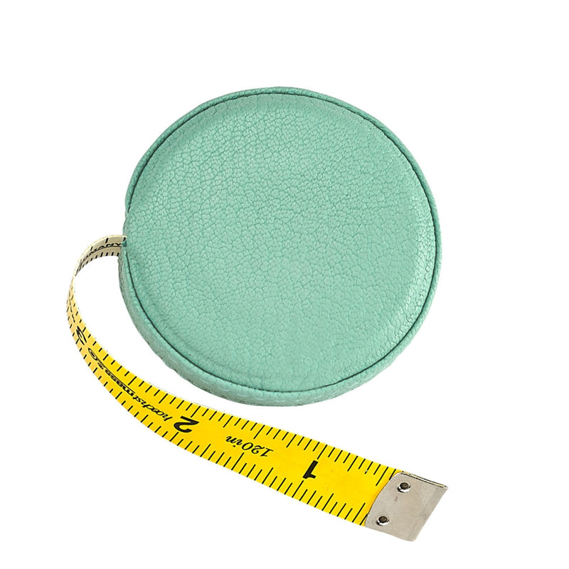Leather Tape Measure - Robin's Egg Blue