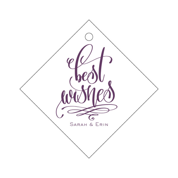 Best Wishes Letterpress Gift Tags