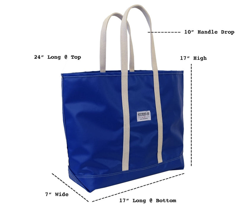 Royal Blue Steeletex Beach Tote - Steele - Medium