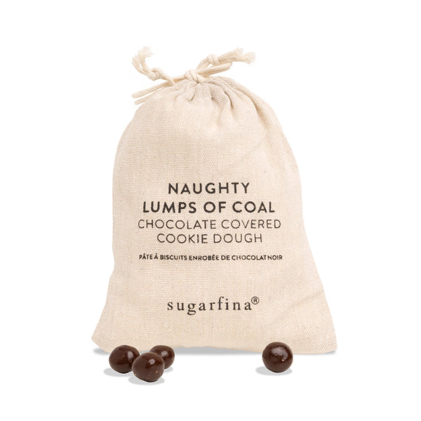 Naughty Lumps of Coal Chocolate Covered Cookie Dough