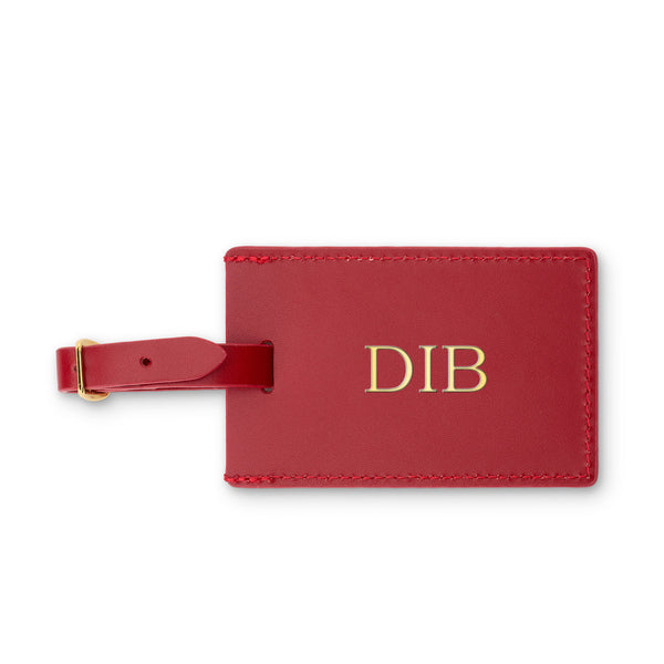 Archie Luggage Tag - Scarlet