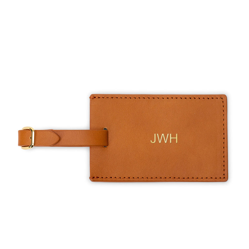 Archie Luggage Tag - Tan