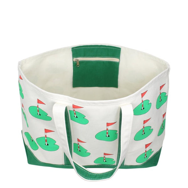 Go For the Green Golf Boat Tote