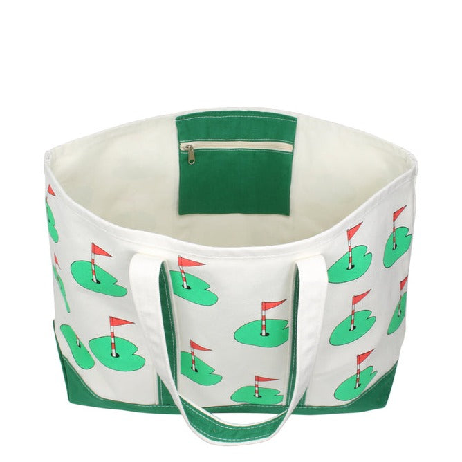 Go For the Green Golf Boat Tote