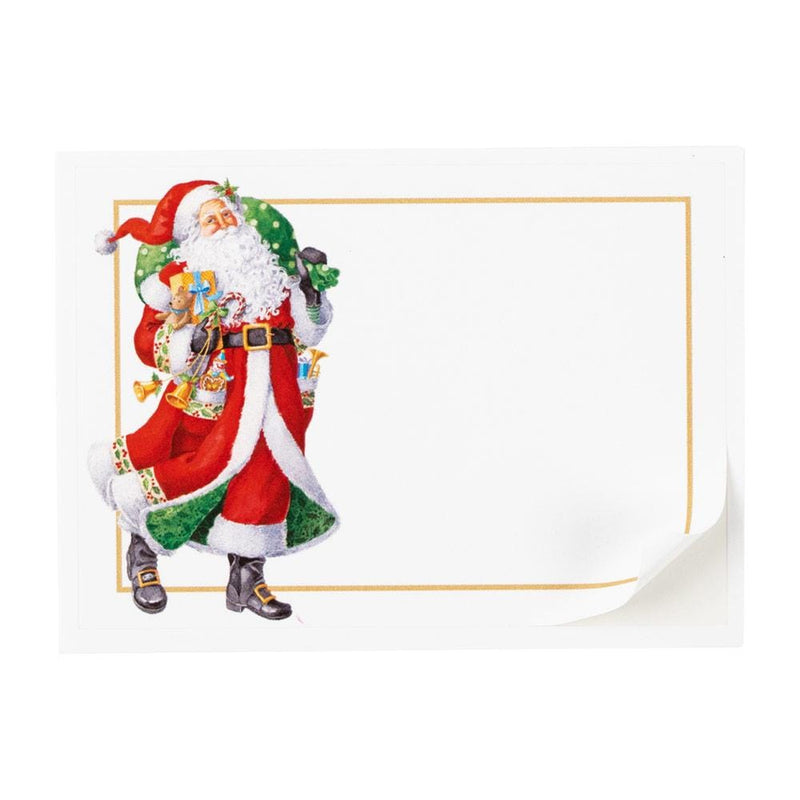 Santa Gift Wrap Stickers