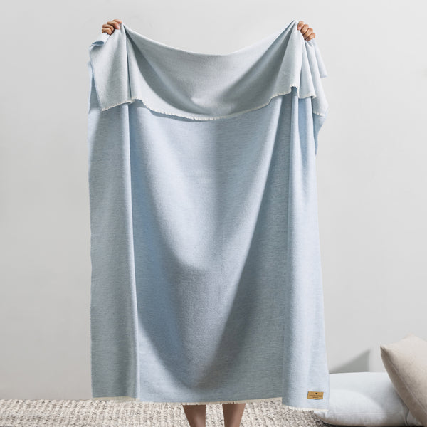 Aspen Throw Blanket - Hydrangea