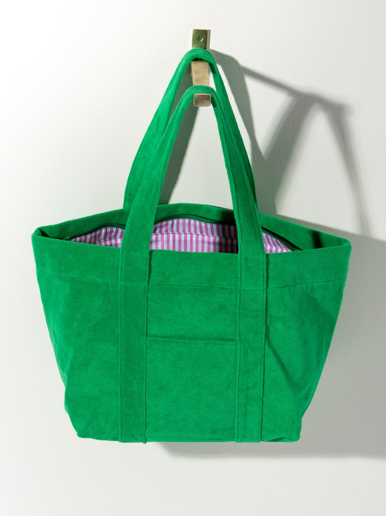 Terry Sol Tote Bag - Green