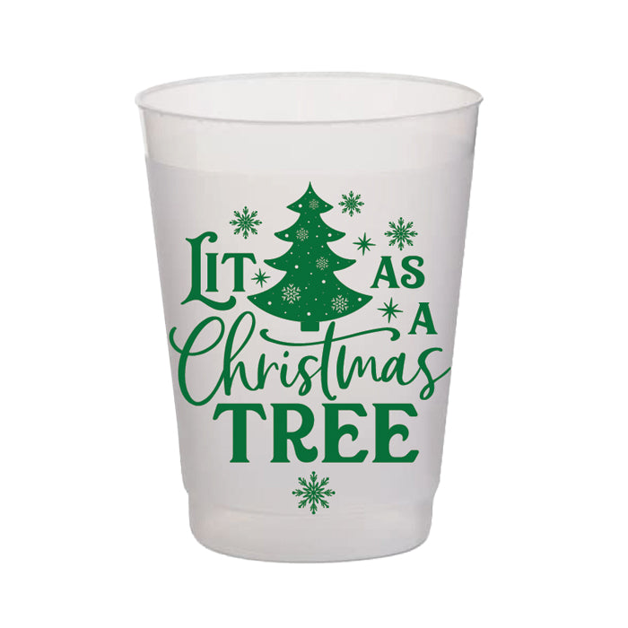 Lit as a Christmas Tree Grab & Go Cups
