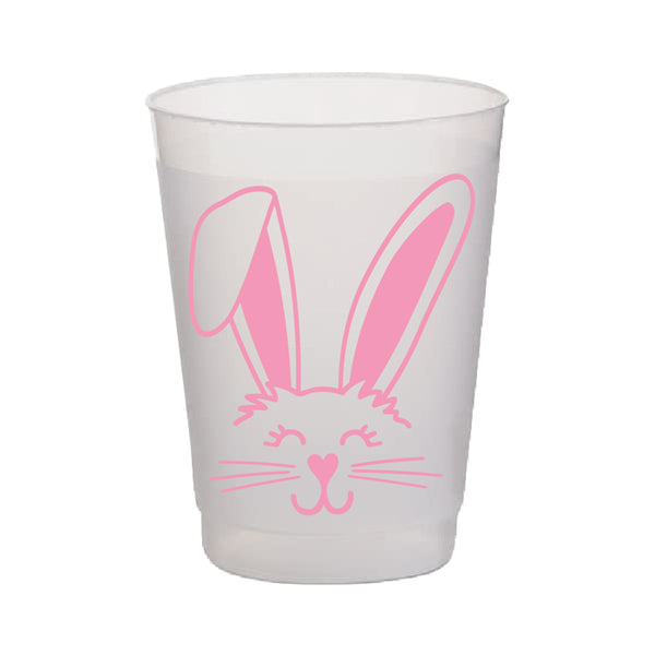 Pink Bunny Easter Grab & Go Cups