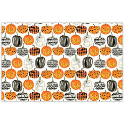 Handpainted Pumpkins Paper Placemats