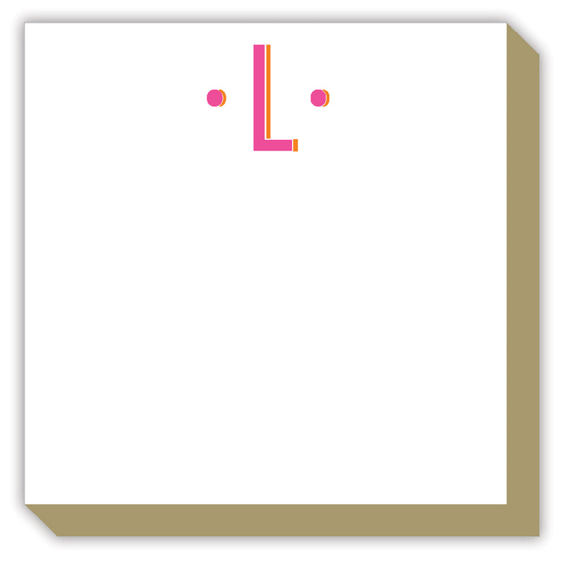 Single Initial L Notepad