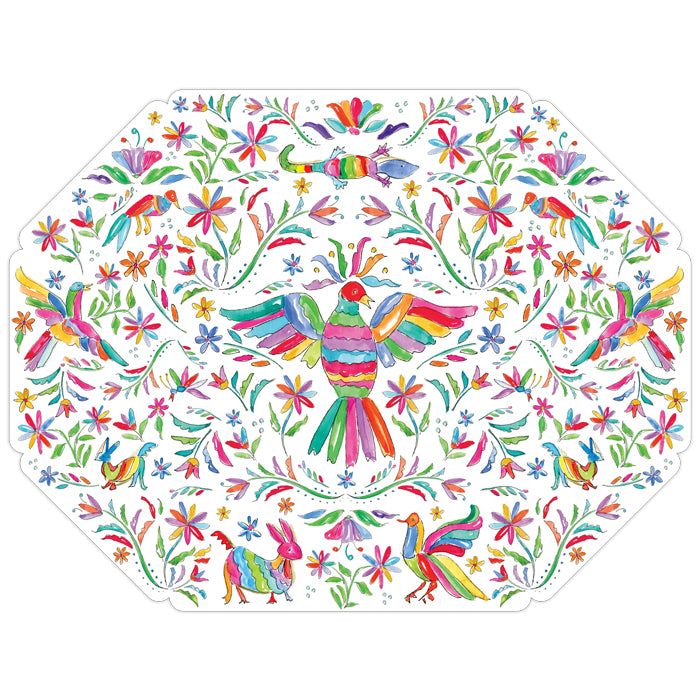 Otomi Print with Bird Placemats