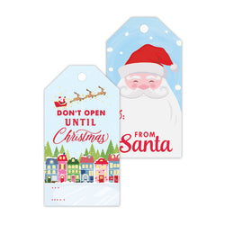 Don't Open Til Christmas & From Santa Gift Tags