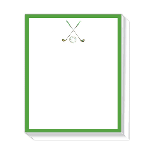 Golf Clubs Stack Notepad