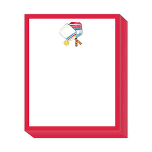 Pickleball Paddles & Ball Tall Stack Notepad