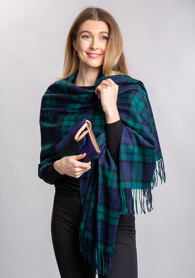 Black Watch Lambswool Wrap