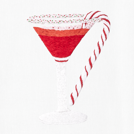 Peppermint Martini Guest Towel