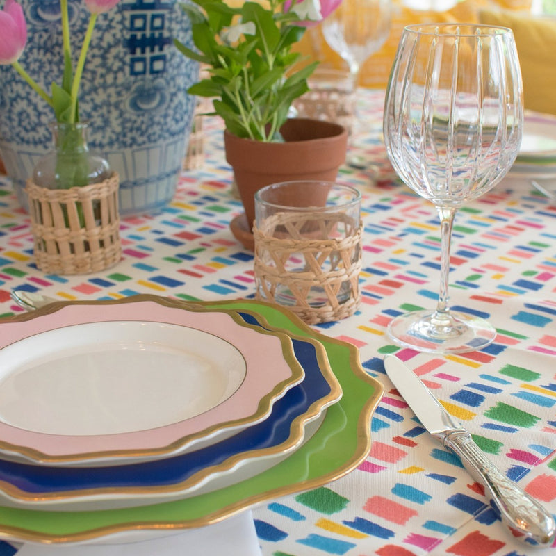 Cobalt Blue Bloom Dinnerware Collection