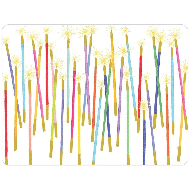 Birthday Candle Paper Placemats - Caspari