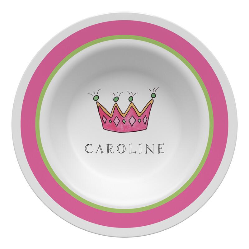 Little Princess Tabletop - Bowl - Personalized