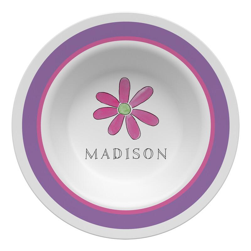 Flower Power Tabletop - Bowl - Personalized